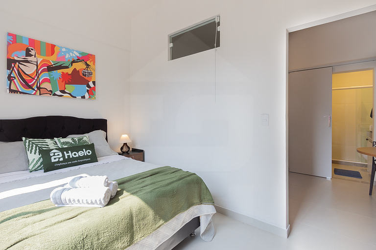 Confortável com vista para o Cristo