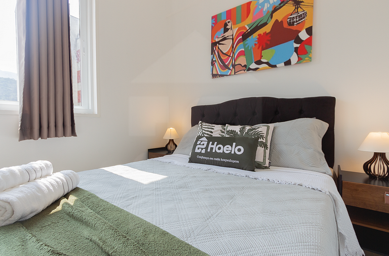 Confortável com vista para o Cristo