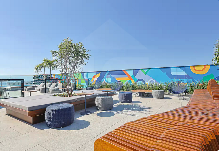 Studio Skylux com vista panorâmica incrível