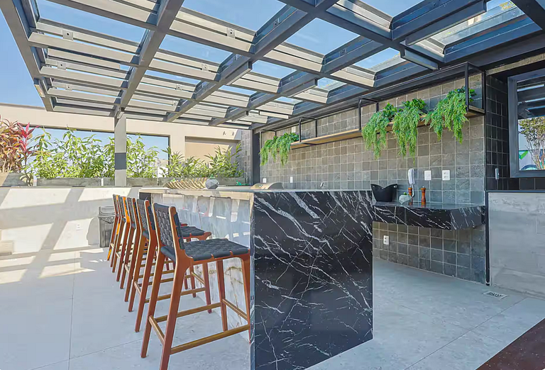 Studio Skylux com vista panorâmica incrível