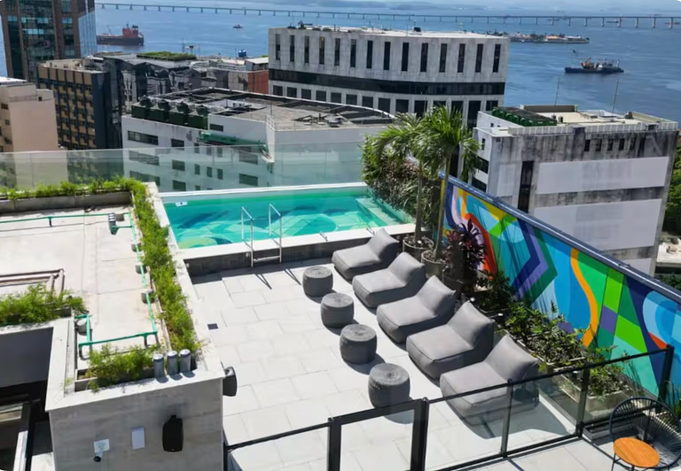 Studio Skylux com vista panorâmica incrível