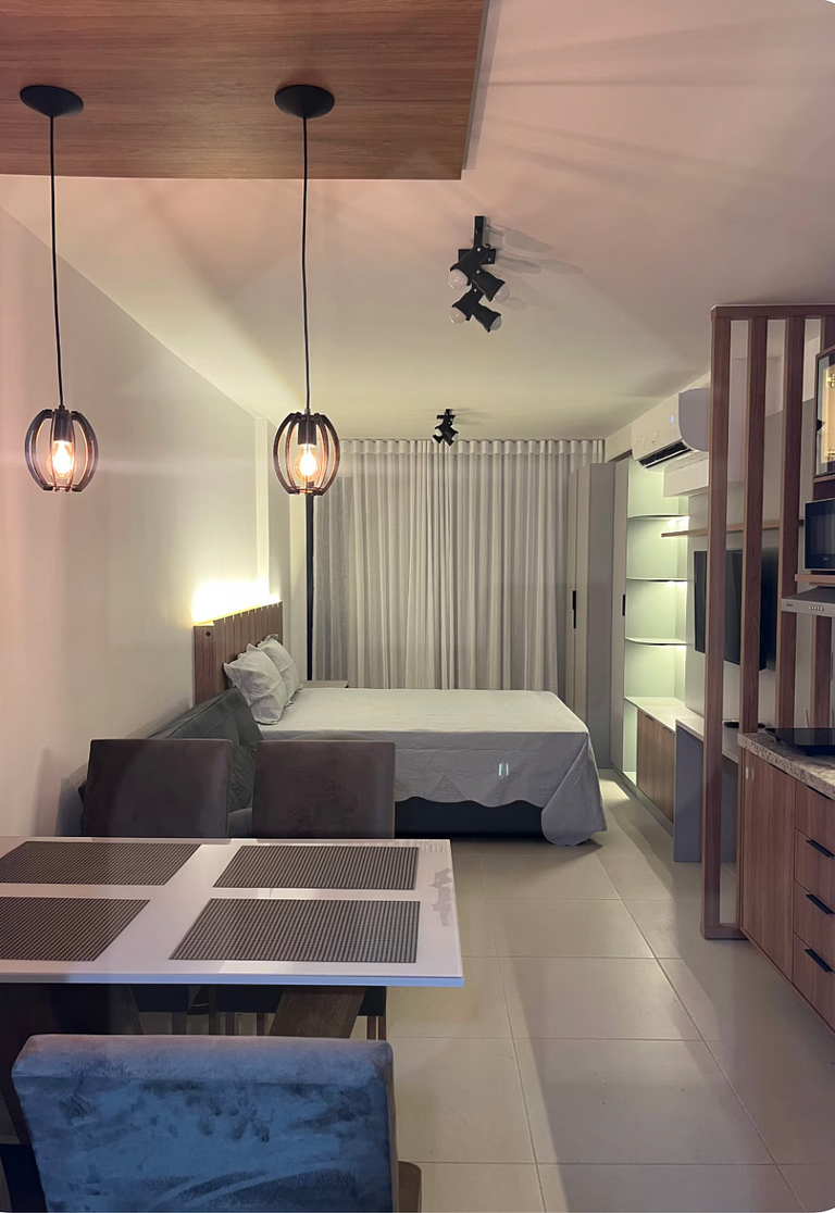 Studio Skylux com vista panorâmica incrível