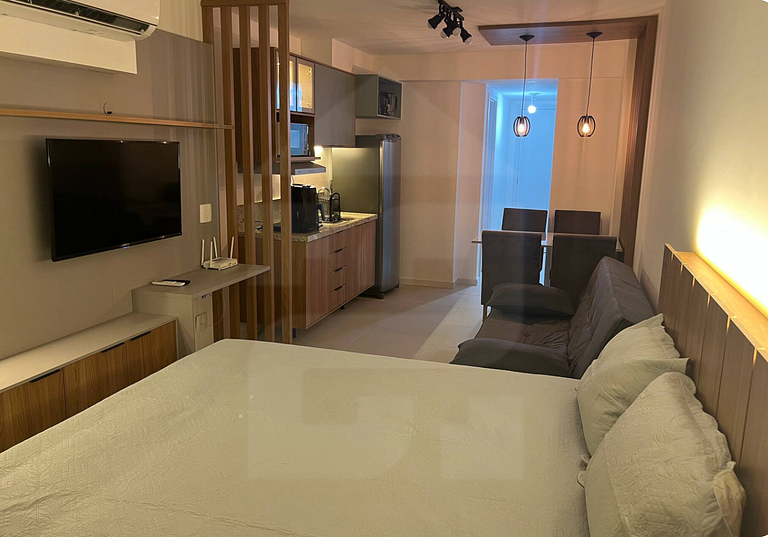 Studio Skylux com vista panorâmica incrível