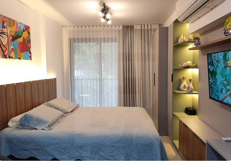 Studio Skylux com vista panorâmica incrível