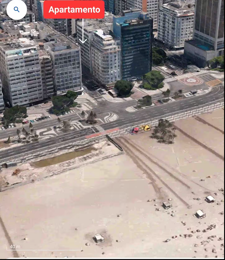 Relaxe em Copacabana com Vista para o Mar