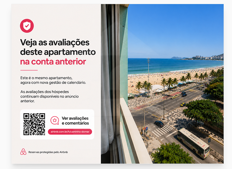 Caminho do Mar, a 100 m da Praia de Copacabana