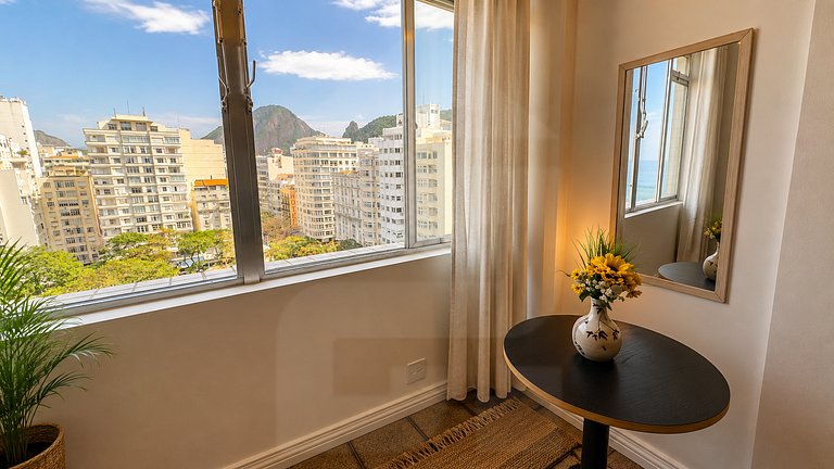 Vista incrível para o mar em Copacabana