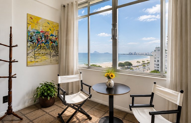 Vista incrível para o mar em Copacabana