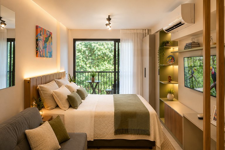 Estudio en Skylux con piscina térmica y rooftop | Haelo