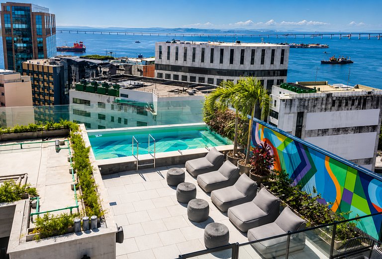 Estudio en Skylux con piscina térmica y rooftop | Haelo