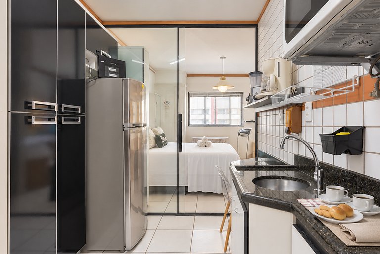 Flat in the center of, close to Praia do Forte