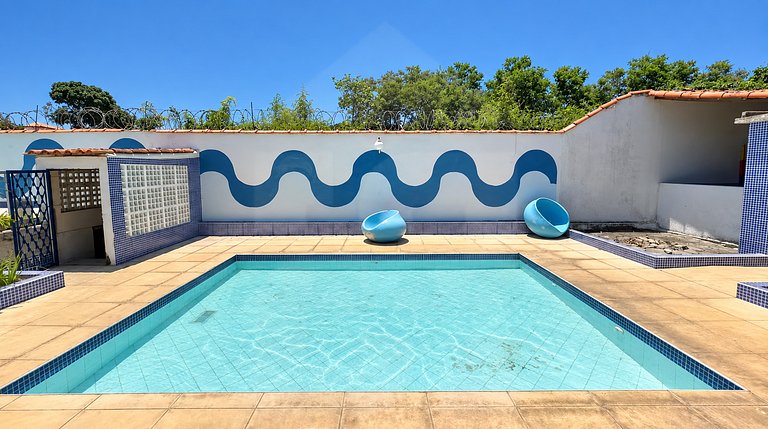 Piscina e sauna no Portinho, Cabo Frio